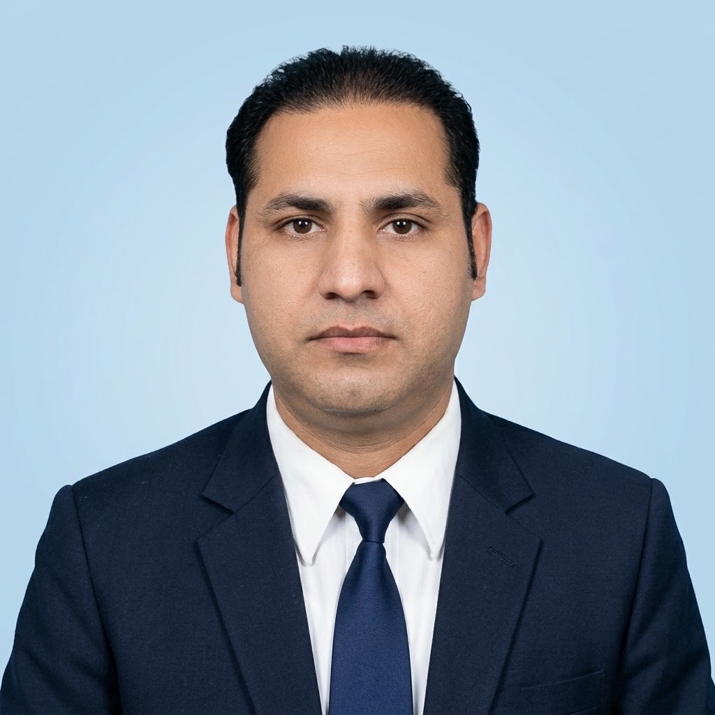 Portrait of Dr Akhtar Hussain