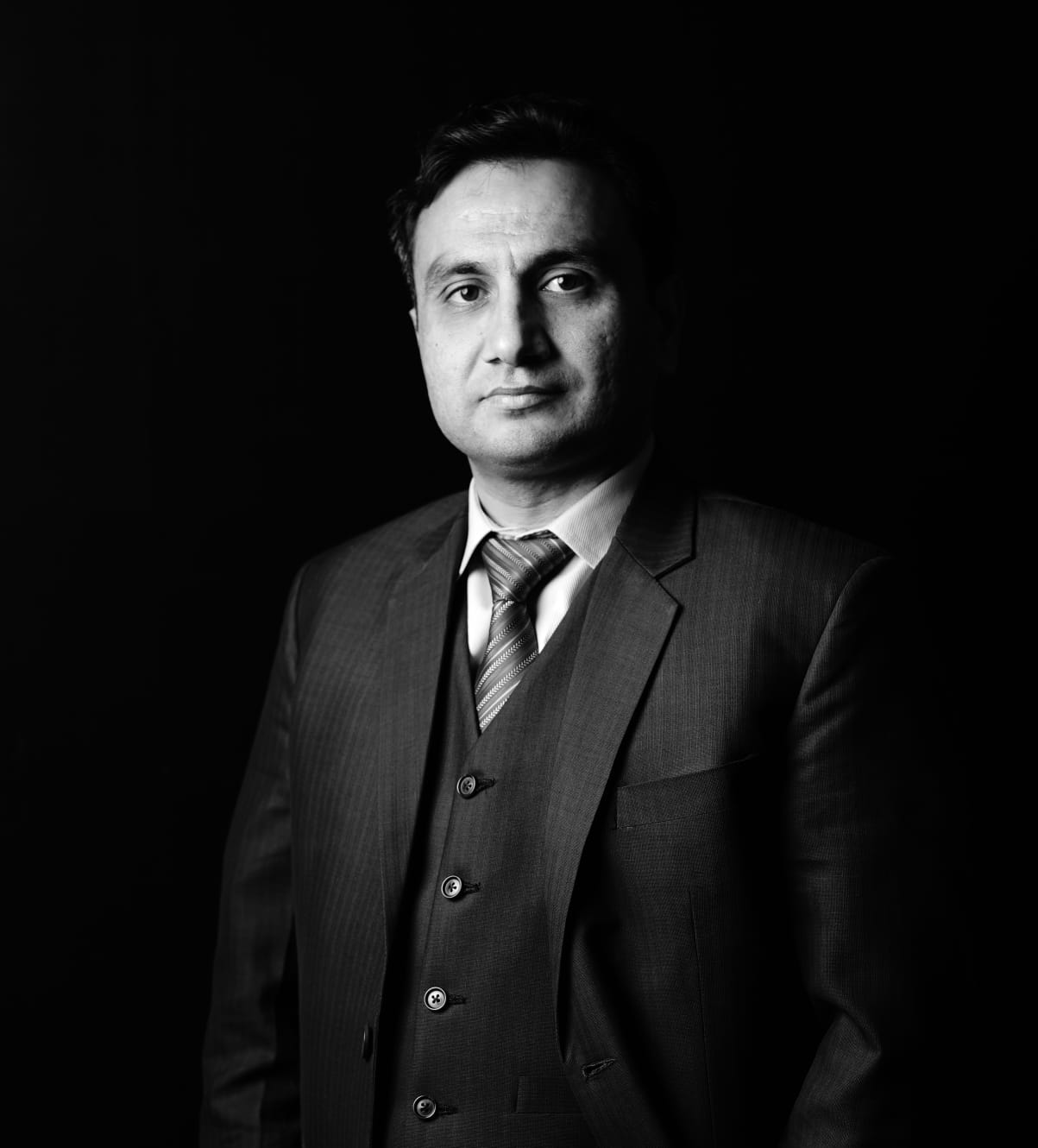 Portrait of Dr Qasim Shah