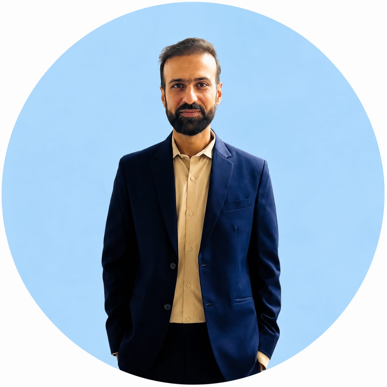 Portrait of Dr Nasir Iqbal